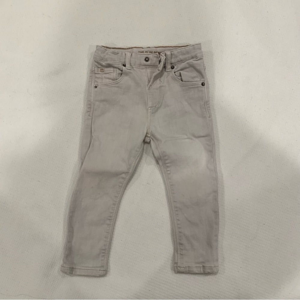 Zara Cream Slim Fit Jeans - 18-24 Months